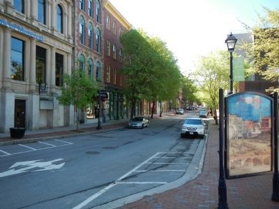 Prince William Street Marker. Click for full size. Prince William Street Marker image. Click for full size.