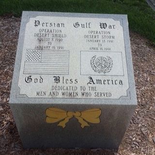 Persian Gulf War Memorial. Click for full size. Persian Gulf War Memorial image. Click for full size.