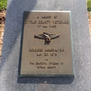 Citrus County Veterans Memorial image. Click for full size.