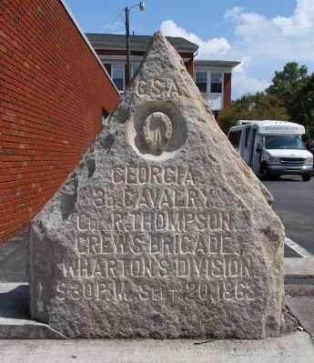 3rd Georgia Cavalry Marker image. Click for full size.