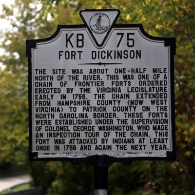 Fort Dickinson Marker image. Click for full size.