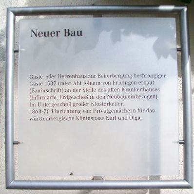 Neuer Bau / New Construction Marker. Click for full size. Neuer Bau / New Construction Marker image. Click for full size.