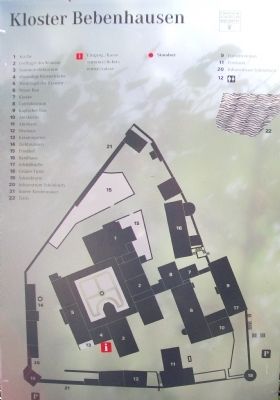 Bebenhausen Map and Key. Click for full size. Bebenhausen Map and Key image. Click for full size.