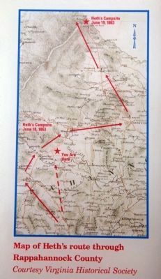 Close Up of Map on Marker. Click for full size. Close Up of Map on Marker image. Click for full size.
