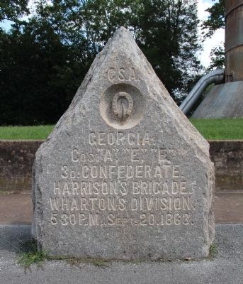 3rd Confederate Georgia Cavalry Marker. Click for full size. 3rd Confederate Georgia Cavalry Marker image. Click for full size.