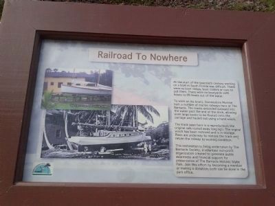 Railway To Nowhere Marker image. Click for full size.