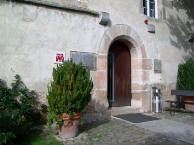 Klosterküche / Monastery Kitchen Entrance and Marker image. Click for full size.