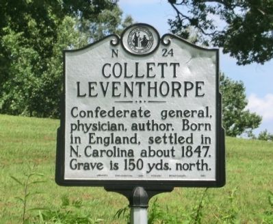 Collett Leventhorpe Marker image. Click for full size.