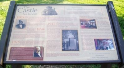 The Castle Tea Room Marker image. Click for full size.