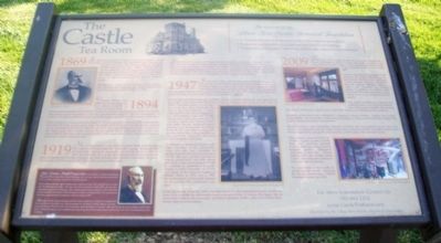 The Castle Tea Room Marker. Click for full size. The Castle Tea Room Marker image. Click for full size.