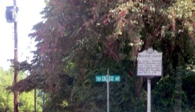 Davenport College Marker. Click for full size. Davenport College Marker image. Click for full size.