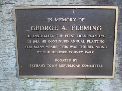 In Memory of George F. Fleming Marker image. Click for full size.