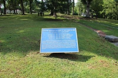 Field Headquarters Army of the Cumberland Marker. Click for full size. Field Headquarters Army of the Cumberland Marker image. Click for full size.