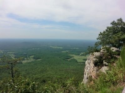 View from the summit of Pilot Mountain image. Click for full size.