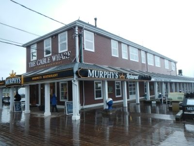 Halifax�s Cable Wharf Marker image. Click for full size.