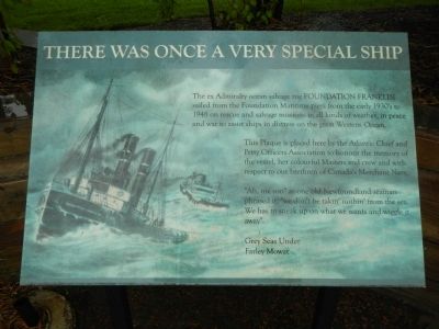 There Was Once a Very Special Ship Marker image. Click for full size.