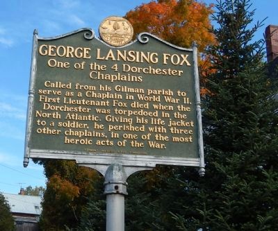 George Lansing Fox Marker image. Click for full size.