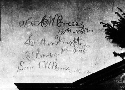 Soldier Graffiti in the Church image. Click for full size.