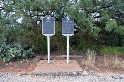 Tennyson and Mule Creek Cemetery Markers. Click for full size. Tennyson and Mule Creek Cemetery Markers image. Click for full size.