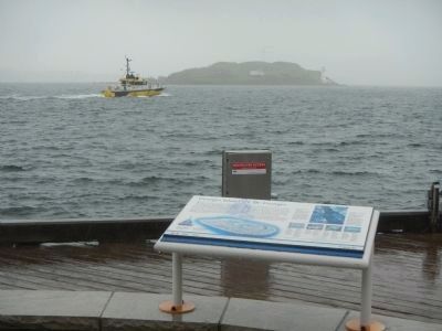 Georges Island Marker. Click for full size. Georges Island Marker image. Click for full size.