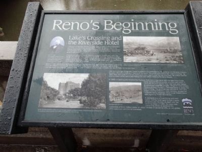 Reno's Beginning Marker. Click for full size. Reno's Beginning Marker image. Click for full size.