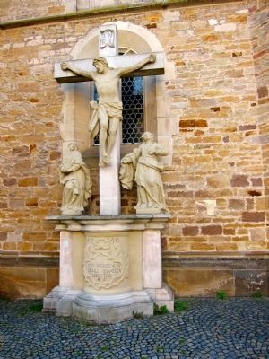 Baroque Crucifixion Sculpture image. Click for full size.