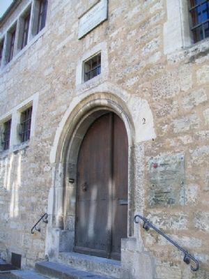 Büttelhaus / Bailiff's House and Marker. Click for full size. Büttelhaus / Bailiff's House and Marker image. Click for full size.