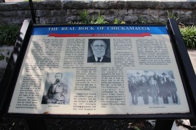 The Real Rock of Chickamauga Marker image. Click for full size.