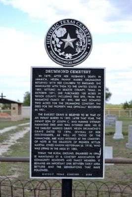 Drummond Cemetery Marker image. Click for full size.