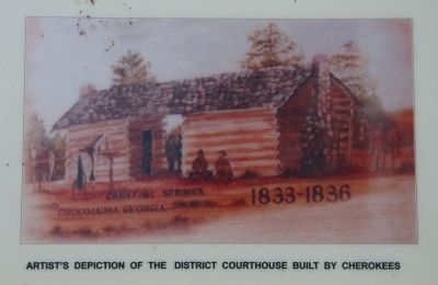 Historic Chickamauga Georgia Marker image. Click for full size.