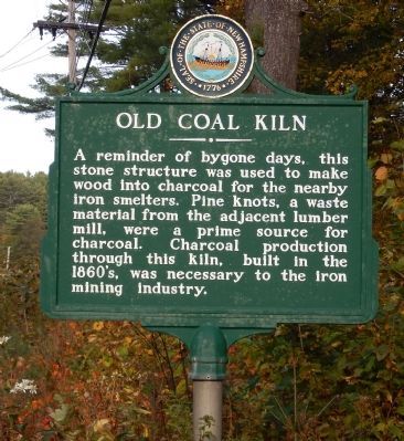 Old Coal Kiln Marker image. Click for full size.