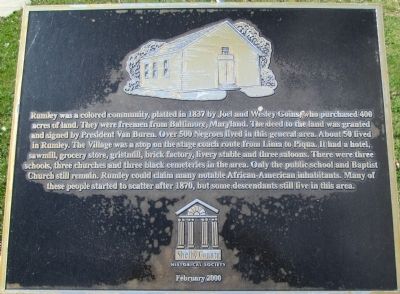 Rumley Marker image. Click for full size.