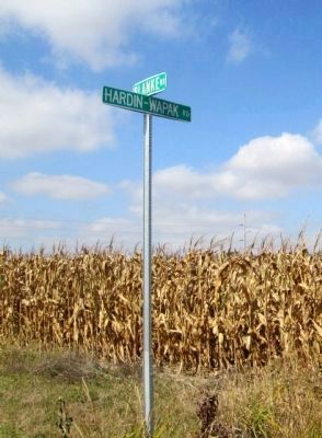 Road Sign A Tee Intersect Where School Is Located image. Click for full size.