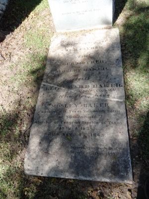 Close up of capstone in front of Marker. Click for full size. Close up of capstone in front of Marker image. Click for full size.