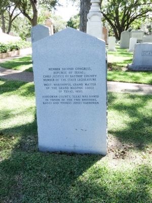 Thomas Jones Hardeman Marker reverse. Click for full size. Thomas Jones Hardeman Marker reverse image. Click for full size.