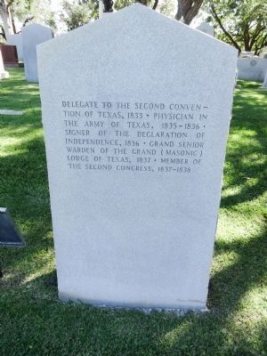 Back of Gazley Marker, text is the second paragraph above image. Click for full size.