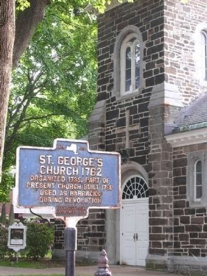 St. Georges Church 1762 Marker image. Click for full size.