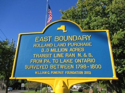 East Boundary Marker. Click for full size. East Boundary Marker image. Click for full size.
