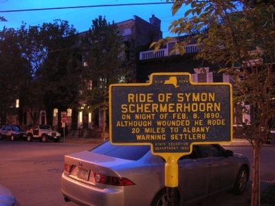Ride of Symon Schermerhoorn Marker. Click for full size. Ride of Symon Schermerhoorn Marker image. Click for full size.