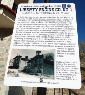 Liberty Engine Co. No.1 Marker image. Click for full size.