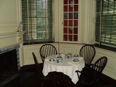 Washington's Bedroom in the Germantown White House. Click for full size. Washington's Bedroom in the Germantown White House image. Click for full size.