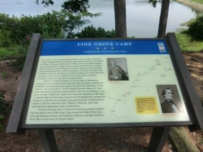 Pine Grove Camp Marker image. Click for full size.