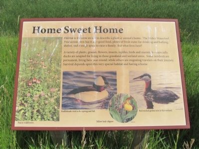Home Sweet Home Interpretive Panel image. Click for full size.