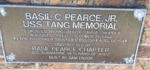Basil C. Pierce Jr. USS Tang Memorial image. Click for full size.