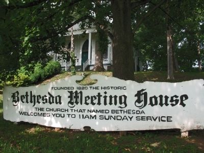 Bethesda Meeting House image. Click for full size.