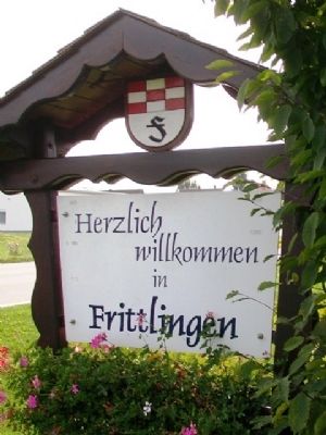 Welcome to Frittlingen Sign image. Click for full size.