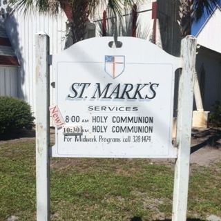 St. Mark's Episcopal Church Sign image. Click for full size.