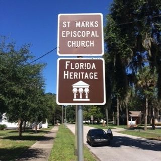 St. Mark's Episcopal Church Florida Heritage Sign image. Click for full size.