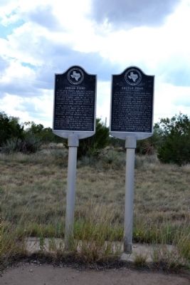 Vicinity of Indian Fight and Castle Peak Markers. Click for full size. Vicinity of Indian Fight and Castle Peak Markers image. Click for full size.