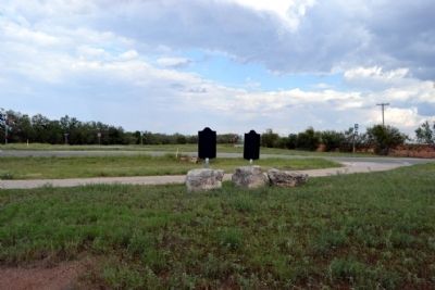 Markers at Intersection of FM 126 and FM 1085 image. Click for full size.